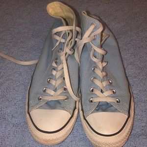 Powder Blue High Top Converse